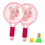 Set De Juguete Ligero De Raqueta De Bádminton Para Niños Dur