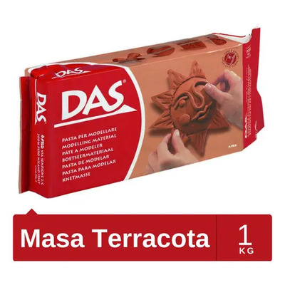 Pasta Das Terracota Para Modelar 1 Kilo Color Café | Envío gratis