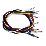 4 Cables Pedales Parcheo O Synth Plug Largos Varios Colores