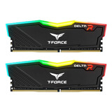 Memoria Gamer Rgb 32gb Ddr4 3600mhz T-force Delta 2x16 Novo