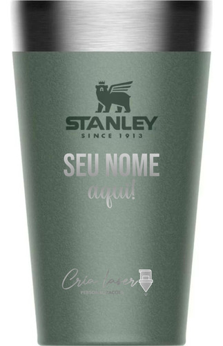 Copo Stanley Sem Tampa Original Personalizado Mega Oferta