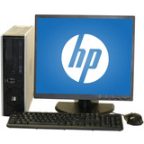 Pc Completa Hp Dual ,monitor De 17 Officce Wiffi 2gb Dis 160