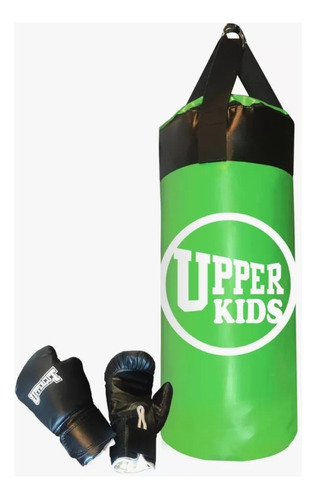 Bolsa De Boxeo Kids Uppercut 60 Cm + Relleno + Par Guantes 