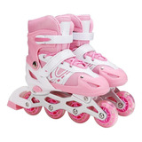 Patines De 4 Ruedas Ajustables Niño Niña Con Kit Proteccione