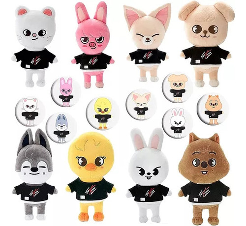 A Skzoo Stray Kids Peluches K Pop Muñecos Animales Kawaii