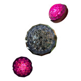 Plafón Led Rosa Tipo Diamante Bisel Cromo Universal 1 Pza