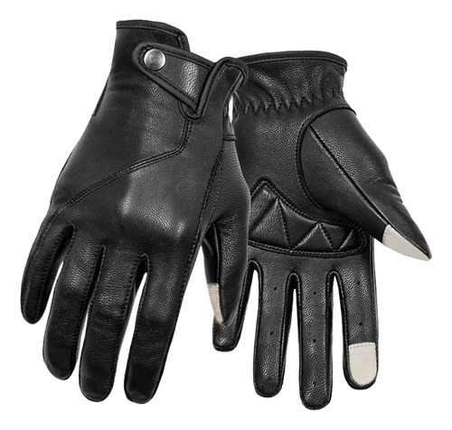 Guantes De Piel De Oveja Para Hombre, Piel Auténtica, Para M