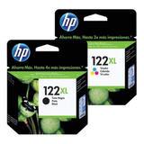 Kit Cartucho Original Xl Novo Hp 122 Preto E 122 Color 2000