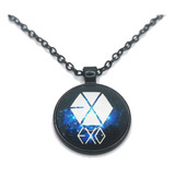 Collares Coreano K-pop Exo De Acero Inoxidable Banda (4pz)