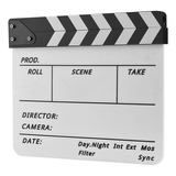 Clapboard Profesional Acrílico Borrado En Seco Película De