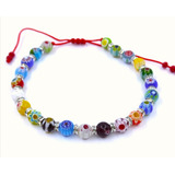 Pulsera Ojo Turco En Cristal Murano De 6 Mm. 