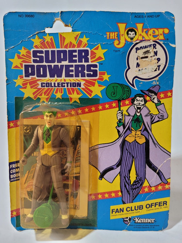 Super Powers Coringa  Joker   - Kenner - 1985 - Na Cartela 