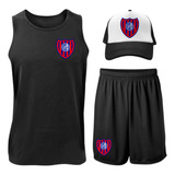 Conjunto Dep. Musculosa + Short + Gorra - San Lorenzo