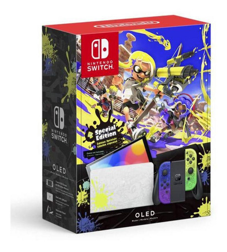 Nintendo Switch Oled Edición Splatoon 3 Nueva Sellada 