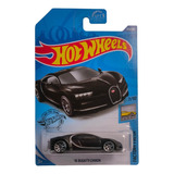 Hot Wheels 16 Bugatti Chiron Negro 2020