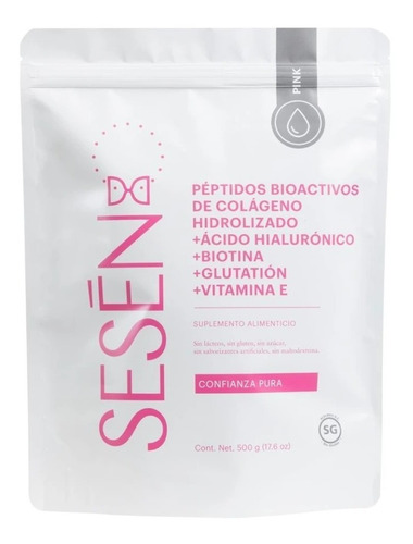 Sesen Pink Colageno Hidrolizado Acido Hialuronico Biotin Sfn