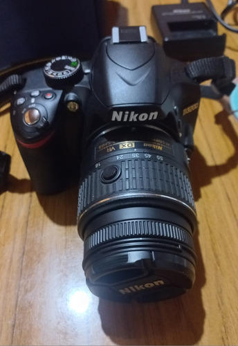 Camara Profecional Nikon D3200 Con Lente!