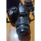 Camara Profecional Nikon D3200 Con Lente!