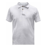 Camiseta Polo Ogochi Essencial Slim Branca