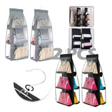 Organizador Colgante Bolsas Mano Con 6 Compartimentos 2pcs