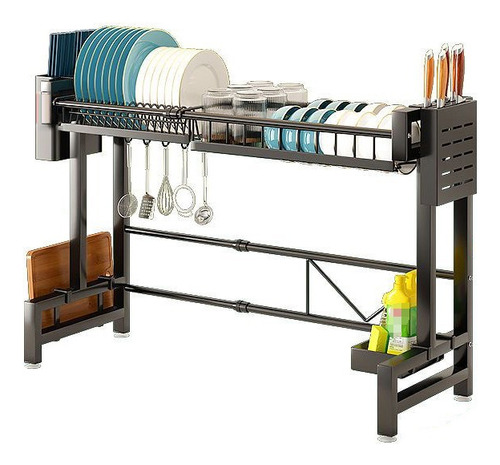 Escorredor De Louça Kitchen Rack Aço 60cm/95cm Ajustável