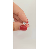 Piercing Tragus Estrela Cravejada Pedra Zirconia Aço Orelha