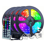 20m Rgb Led Flexível Fita Decorativa Controle Remoto