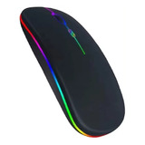  Mouse Ratón Recargable Inalámbrico Y Bluetooth5.0+2.4g Rgb