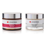 Kit Retinol A+ Daily Cream + Silver Age Day Cream Lidherma 