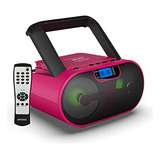 Boombox Cd Riptunes Portátil Am/fm Bluetooth Mp3/cd, Usb,