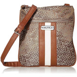 Bolsa Nautica Bandolera Crossbody Original Color Marrón