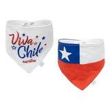 Set De 2 Baberos Para Bebe Fiestas Patrias Chile Bambino