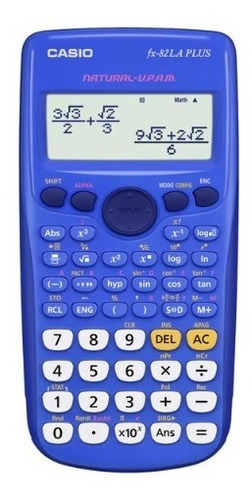 Calculadora Cientifica Fx-82la Plus Blue Casio