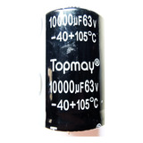 Capacitor Eletrolítico 10000uf X 63v - 105°c  Radial Rubycon