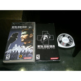 Metal Gear Solid Portable  Ops Plus Completo Psp