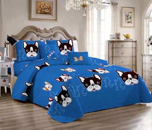 Cubrecama Quilt Delgada 1.5 Plazas Niño Infantil