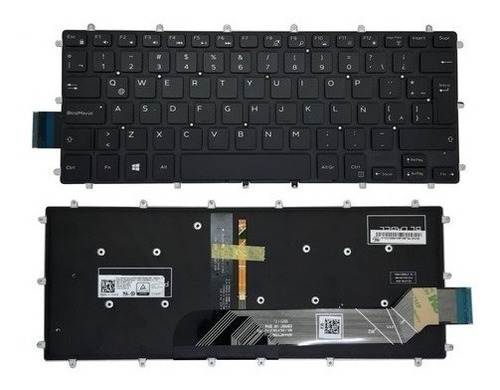 Teclado Dell Inspiron 13-5368/5370/5378/5379 Vostro 14 5468 