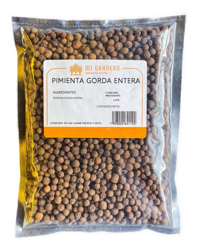 Pimienta Gorda Entera 250 Gramos