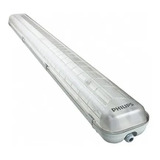 Plafon Estanco Ip65 Para 2 Tubos T5/t8 Led De 120cm Philips