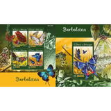 2016 Insectos Mariposas Santo Tome Principe (2 Bloques) Mint