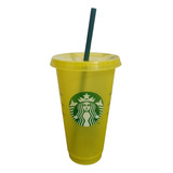 Vaso Starbucks Reutilizable Yellowcold Cup 710ml - Original