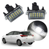 Par Lâmpada Luz De Placa Toyota Yaris Hatch Ano 2019 A 2024