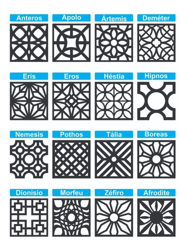 49 Pçs - Painel Mdf Vazado 45x45 Cm Divisória Ambientes - P1