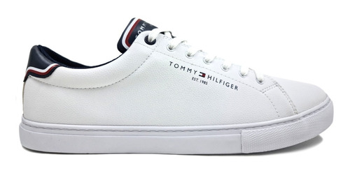 Tenis Con Logo Tommy Hilfiger Pebble En Piel Para Hombre 