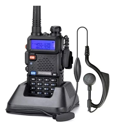 10 X Rádio Comunicador Walk Talk Ht Baofeng Dual Band Uv5r