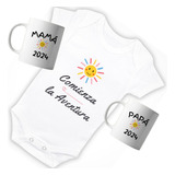 Tazas Y Pañalero Mamá Y Papá 2024 Original Regalo Embarazada