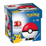Bola De Quebra-cabeça 3d Ravensburger Pokémon Pokeball