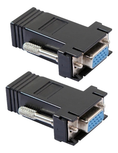 Adaptador Extensor Vga A Rj45 Hembra A Hembra 2 Piezas