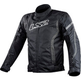 Jaqueta Moto Masculina Ls2 Gate Cinza Impermeável Motoqueiro