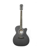 Guitarra Texana Electroacustica Negro Mate Sgg118elbk